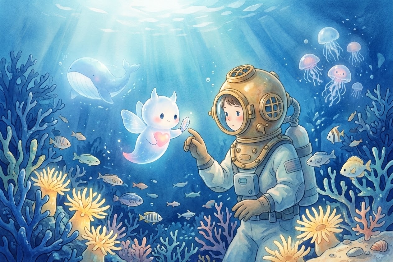 ディープ・ブルーのちいさなトモダチ
